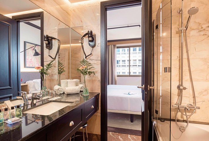 H10 Tribeca - Wohnbeispiel Doppelzimmer Deluxe (Zimmercodierung DD1)