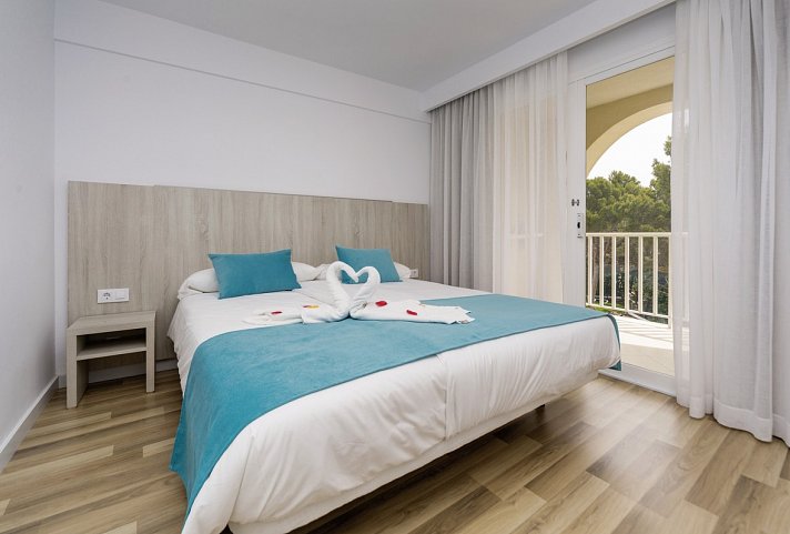 Comitas Floramar - Wohnbeispiel Apt. 1 Schlafzimmer (Zimmercodierungen AE1, AB1 & ABN)