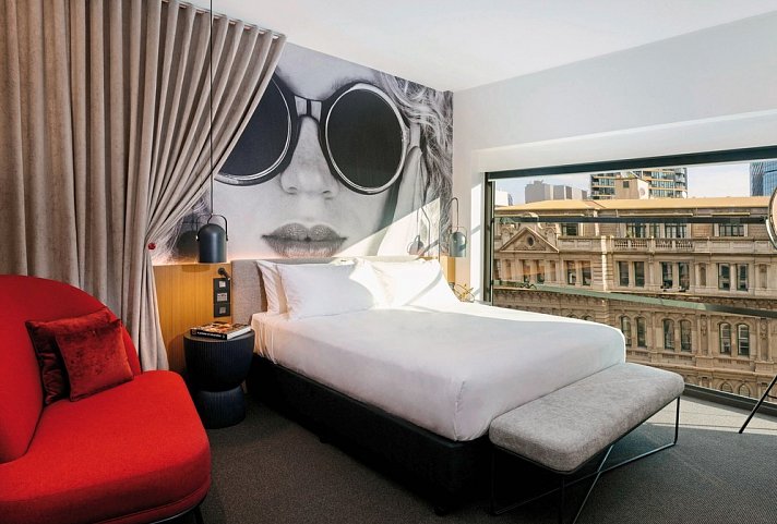 Hotel Indigo Melbourne on Flinders - Wohnbeispiel Standard King (Zimmercodierung UG1)