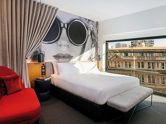 Hotel Indigo Melbourne on Flinders - Wohnbeispiel Standard King (Zimmercodierung UG1)