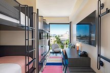 Moxy South Beach - Wohnbeispiel Quad Room 2 Beds (Zimmercodierung RG1)