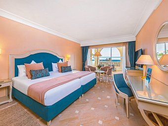 Steigenberger Marhaba Thalasso Hammamet - Wohnbeispiel Doppelzimmer Meerblick (Zimmercodierungen DBM & DCM)