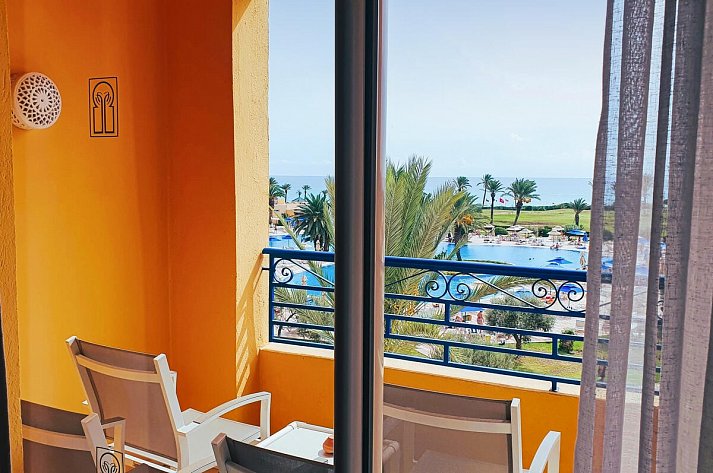 Nour Palace Resort & Thalasso - Wohnbeispiel Meerblick (Zimmercodierungen DBM & DCM)