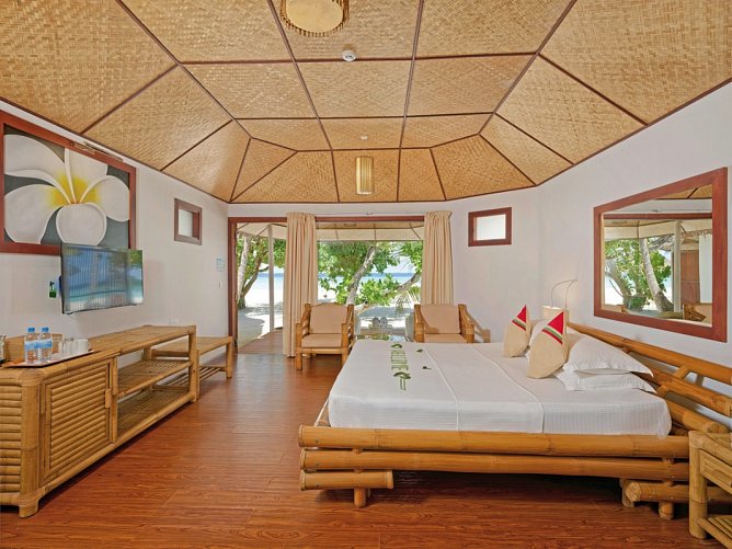 Thulhagiri Island Resort - Wohnbeispiel Beach Bungalow (Zimmercodierung BB1)