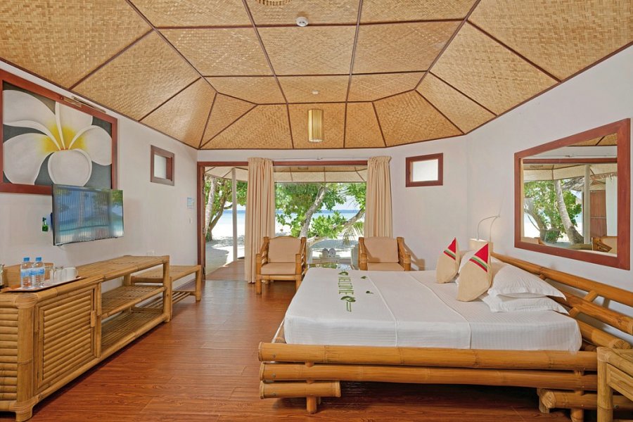 Thulhagiri Island Resort - Wohnbeispiel Beach Bungalow (Zimmercodierung BB1)