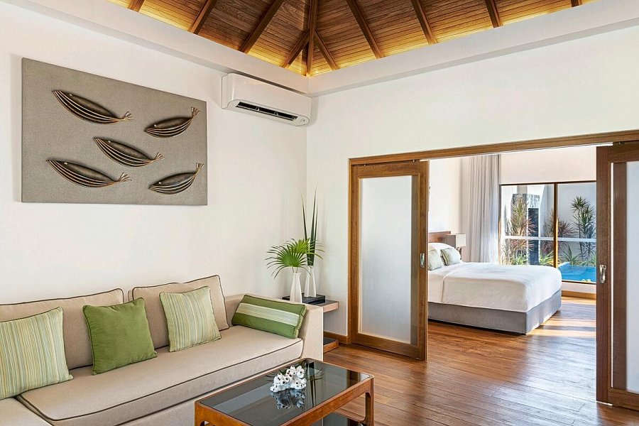 Niva Kurumba Maldives - Wohnbeispiel Deluxe Pool Villa (Zimmercodierungen VD1 & VD7)