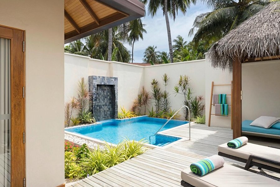 Niva Kurumba Maldives - Wohnbeispiel Deluxe Pool Villa (Zimmercodierungen VD1 & VD7)