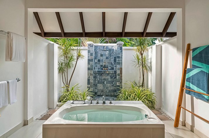 Niva Kurumba Maldives - Beispiel Bad Superior (Zimmercodierungen US1 & US7)
