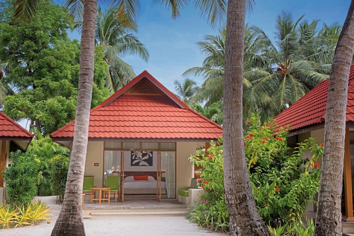 Niva Kurumba Maldives - Wohnbeispiel Deluxe Bungalow (Zimmercodierung BD1)
