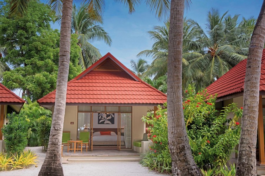 Niva Kurumba Maldives - Wohnbeispiel Deluxe Bungalow (Zimmercodierung BD1)