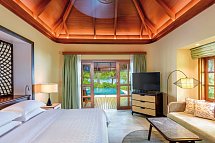 Sheraton Maldives Full Moon Resort & Spa - Wohnbeispiel Cottage with Pool (Zimmercodierung BQ1)