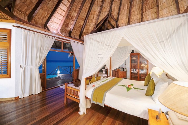 Coco Palm Dhuni Kolhu - Wohnbeispiel Sunset Lagoon Villa (Zimmercodierungen VL2 & VL8)