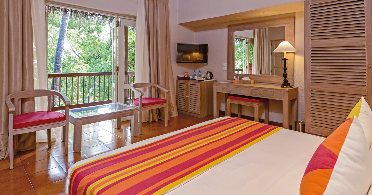 ADAARAN Club Rannalhi - Wohnbeispiel Classic Ocean View (Zimmercodierungen UC1 & VV2)