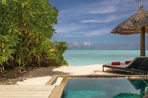 NH Collection Maldives Havodda Resort - Wohnbeispiel Sunrise/Sunset Beach Pool Villa (Zimmercodierungen VB4 & VB5)