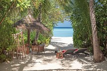 NH Collection Maldives Havodda Resort - Wohnbeispiel Sunrise Beach Villa (Zimmercodierung VB6)