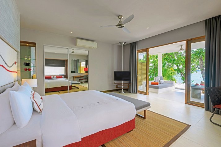 Niva Dhigali Maldives - Wohnbeispiel Beach Villa (Zimmercodierung VB1)