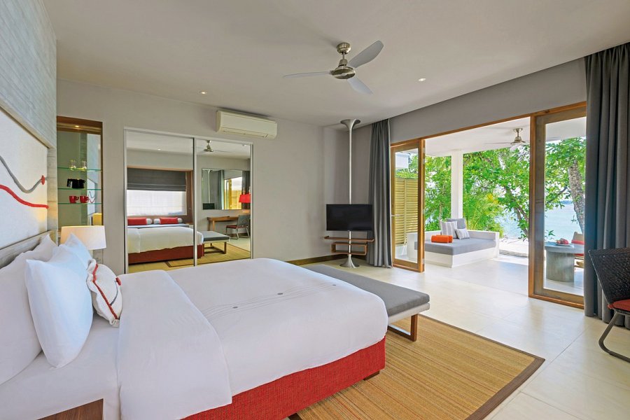 Niva Dhigali Maldives - Wohnbeispiel Beach Villa (Zimmercodierung VB1)
