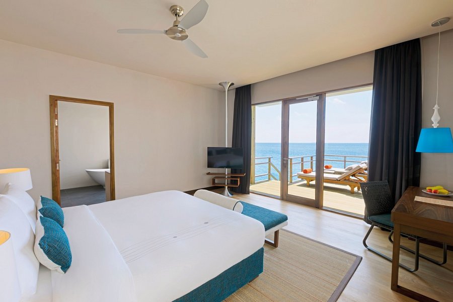 Niva Dhigali Maldives - Wohnbeispiel Water Villa (Zimmercodierung VX1)