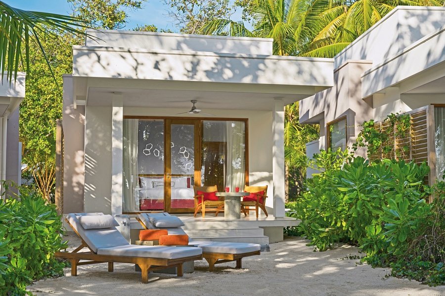 Niva Dhigali Maldives - Wohnbeispiel Beach Bungalow (Zimmercodierung BB1)