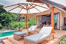 Kudafushi Resort & Spa - Wohnbeispiel Beach Villa with Pool (Zimmercodierungen VB2 & VH3)