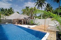 Niva Kuramathi Maldives - Wohnbeispiel Honeymoon Pool Villa (Zimmercodierung VB7)