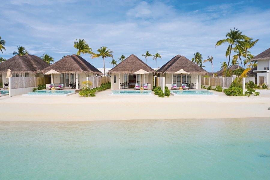 Sun Siyam Iru Veli - Wohnbeispiel Beach Villa with Pool (Zimmercodierungen VB1 & VV1)