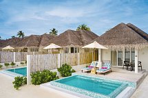 Sun Siyam Iru Veli - Wohnbeispiel Beach Villa with Pool (Zimmercodierungen VB1 & VV1)