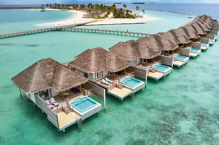 Sun Siyam Iru Veli - Wohnbeispiel Dolphin Ocean Villa with Pool (Zimmercodierungen VX2 & VV4)