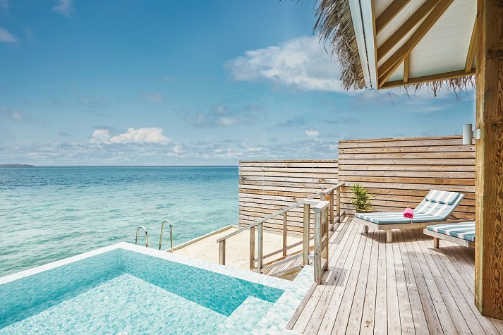 Sun Siyam Iru Veli - Wohnbeispiel Dolphin Ocean Villa with Pool (Zimmercodierungen VX2 & VV4)