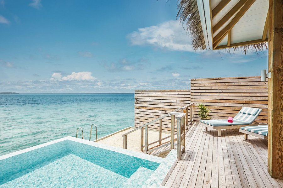 Sun Siyam Iru Veli - Wohnbeispiel Dolphin Ocean Villa with Pool (Zimmercodierungen VX2 & VV4)