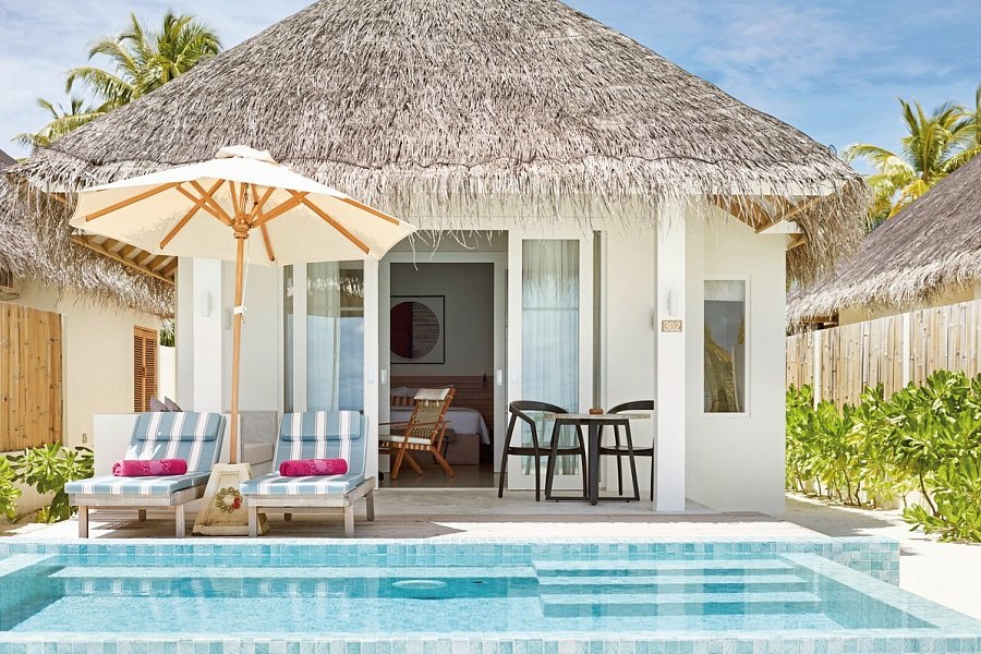 Sun Siyam Iru Veli - Wohnbeispiel Family Beach Villa with Pool (Zimmercodierungen FB1 & FV1)
