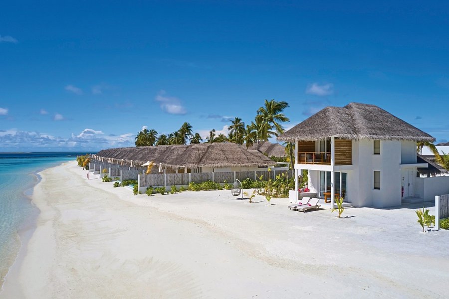 Sun Siyam Iru Veli - Wohnbeispiel Grand Beach Villa with Pool (Zimmercodierungen VB2 & VV2)