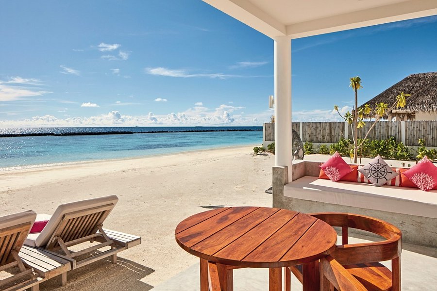 Sun Siyam Iru Veli - Wohnbeispiel Grand Beach Villa with Pool (Zimmercodierungen VB2 & VV2)