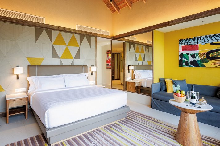 Hard Rock Hotel Maldives - Wohnbeispiel Gold Beach Pool Villa (Zimmercodierung VB2)