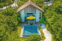 Hard Rock Hotel Maldives - Wohnbeispiel Gold Beach Pool Villa (Zimmercodierung VB2)