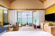 Hard Rock Hotel Maldives - Wohnbeispiel Platinum Overwater Villa (Zimmercodierung VX1)