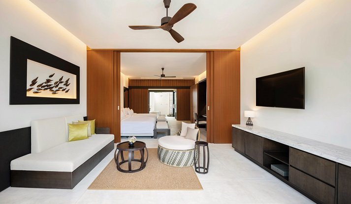 The Westin Maldives Miriandhoo Resort - Wohnbeispiel Family Deluxe Beach Villa Pool (Zimmercodierung FB2)