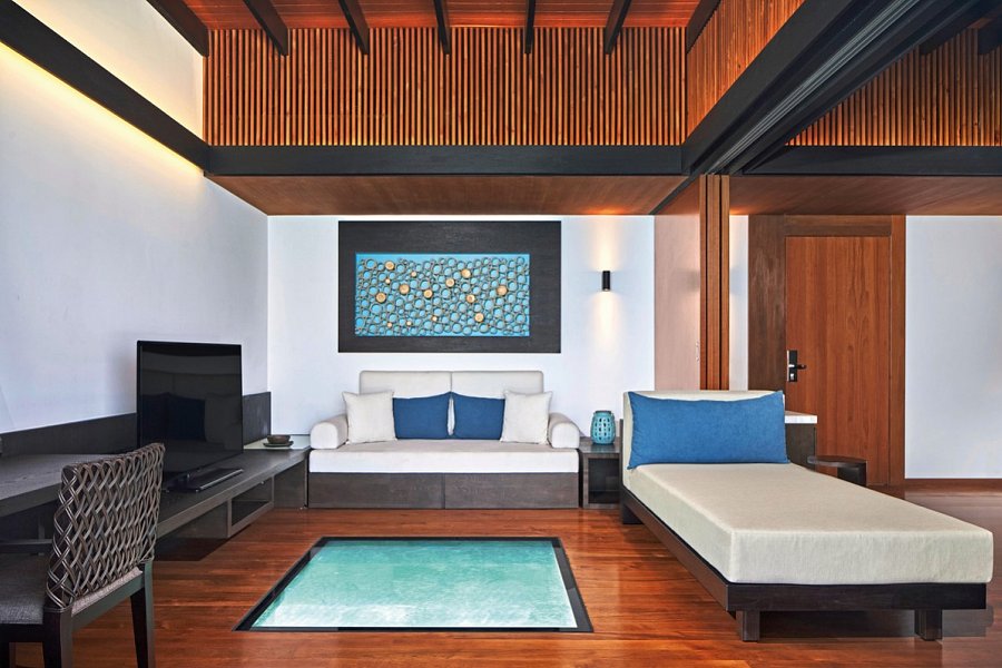 The Westin Maldives Miriandhoo Resort - Wohnbeispiel Overwater Villa Pool (Zimmercodierung VX2)