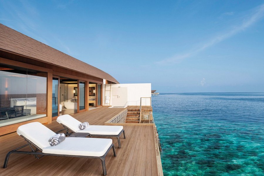 The Westin Maldives Miriandhoo Resort - Wohnbeispiel Overwater Villa (Zimmercodierung VX2)