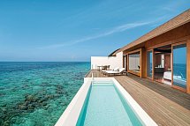 The Westin Maldives Miriandhoo Resort - Wohnbeispiel Overwater Villa Pool (Zimmercodierung VX2)