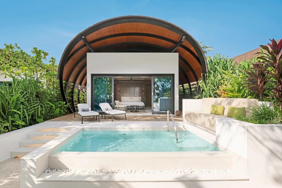 The Westin Maldives Miriandhoo Resort - Wohnbeispiel Beach Villa Pool (Zimmercodierung VB1)