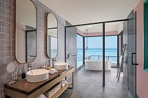 Le Méridien Maldives Resort & Spa - Beispiel Bad Overwater Villa (Zimmercodierungen VX1, VX2, VX3, VV1, VV2 & VV3)