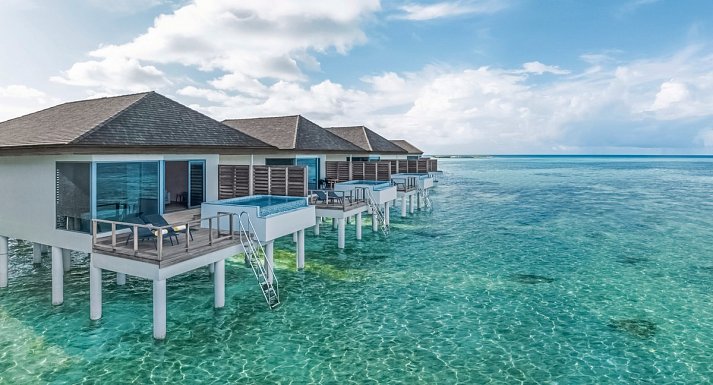 Le Méridien Maldives Resort & Spa - Wohnbeispiel Overwater Villa with Pool (Zimmercodierungen VX3 & VV4)