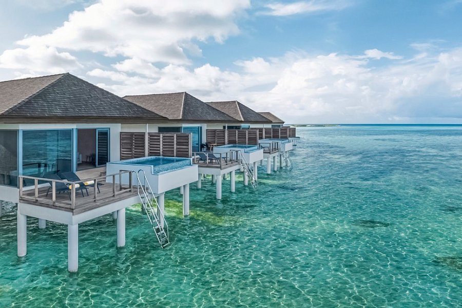 Le Méridien Maldives Resort & Spa - Wohnbeispiel Overwater Villa with Pool (Zimmercodierungen VX3 & VV4)