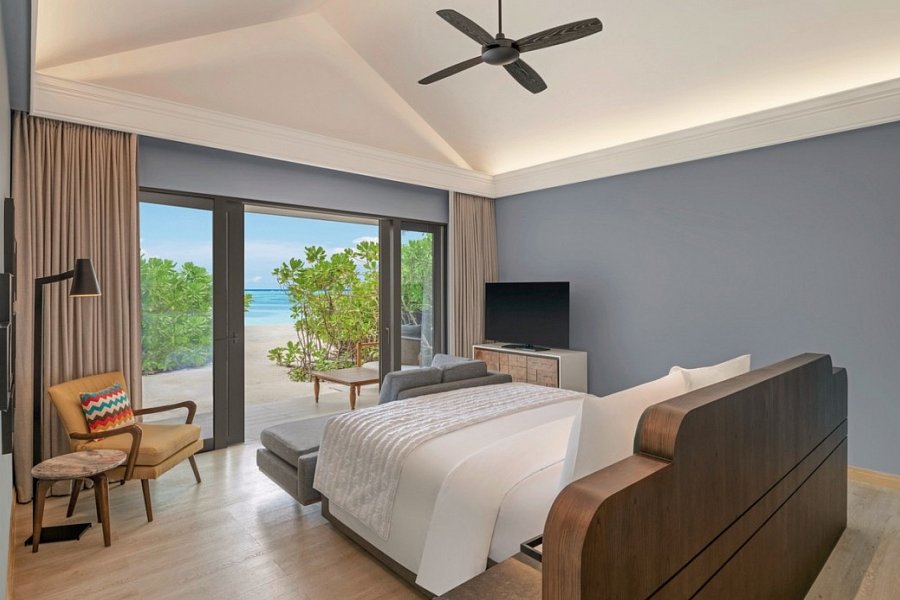 Le Méridien Maldives Resort & Spa - Wohnbeispiel Beach Villa (Zimmercodierungen VB1 & VV1)