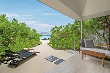 Le Méridien Maldives Resort & Spa - Wohnbeispiel Beach Villa (Zimmercodierungen VB1 & VV1)