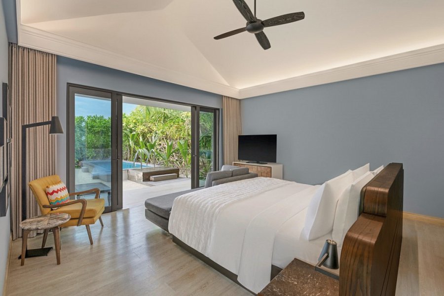 Le Méridien Maldives Resort & Spa - Wohnbeispiel Beach Villa with Pool (Zimmercodierung VB3)