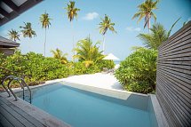 Jawakara Islands Maldives - Wohnbeispiel Beach Pool Villa (Zimmercodierungen VB2, VB4, VV2 & VV4)