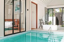 ananea Madivaru Maldives - Beispiel Bad Deluxe Beach Pool Villa (Zimmercodierung VD1)
