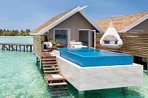LUX* South Ari Atoll, Maldives - Wohnbeispiel Overwater Infinity Pool Villa (Zimmercodierungen VX3 & VV5)